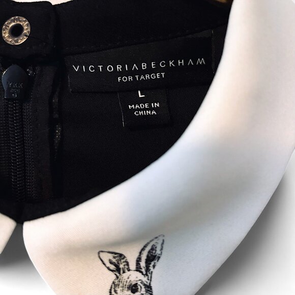 NWOT! Victoria Beckham x Target Bunny Collar Shift Dress - Picture 6 of 6